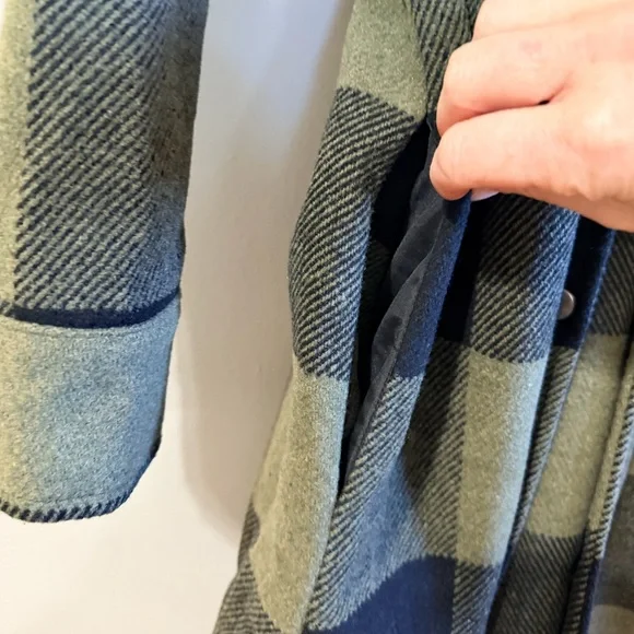 BB Dakota Olive and Black Buffalo plaid Shacket - Picture 6 of 7